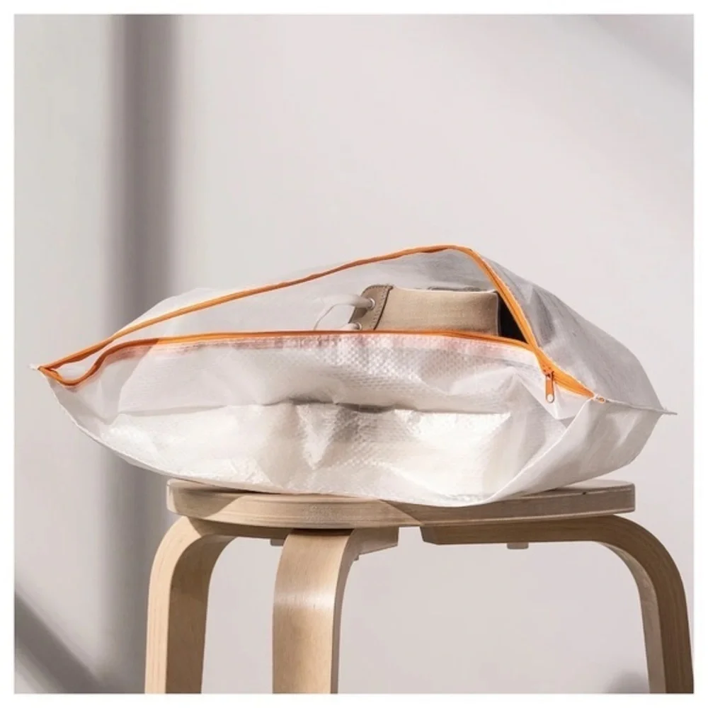 1 PÄRKLA Shoe bags, 19x8 ¾ 